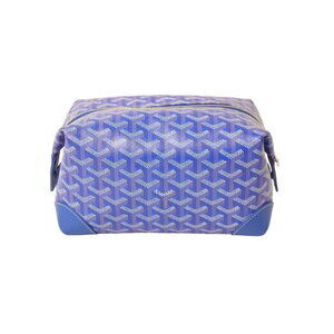 GOYARD Boeing pouch clutch bag blue leather